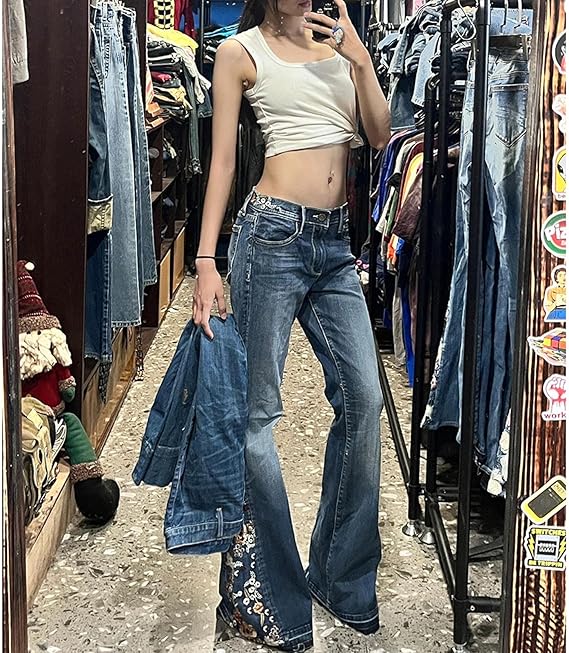 Next Gen Low Rise Retro Flared Jeans